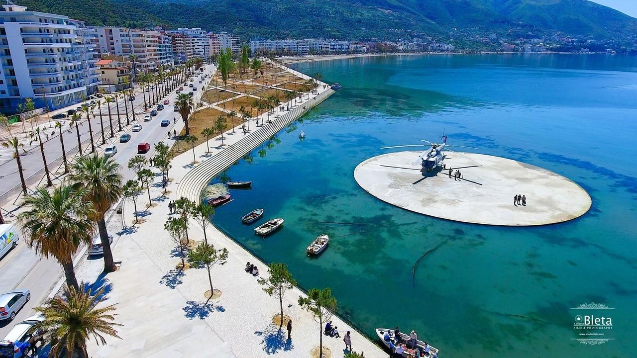 Rias Seaside Apartments Vlorë Eksteriør bilde